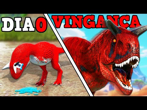 The little orphaned Carnotaurus evolved to seek revenge! 100 Days ARK