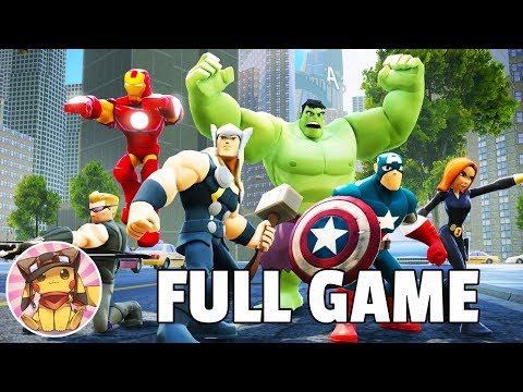 THE AVENGERS Marvel Super Heroes - Full Game Walkthrough [1080p] Disney Infinity 2.0