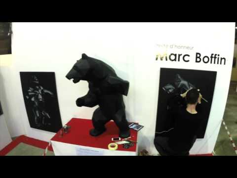 Marc Boffin Painting Live X Richard Orlinski