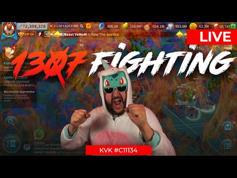1307 KVK FIGHTING! - Brawls and Brews #RiseofKingdoms