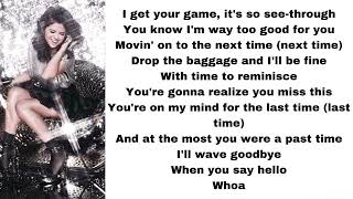 Selena Gomez &amp; The Scene - Sick of you (lyrics)