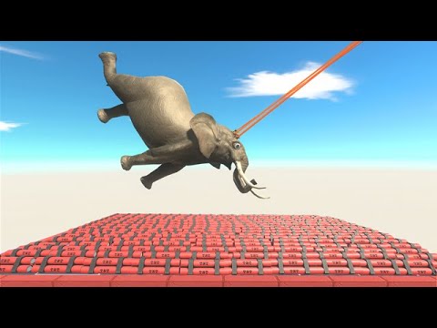 Can Monkeys Save Animals From TNT Trap - Animal Revolt Battle Simulator