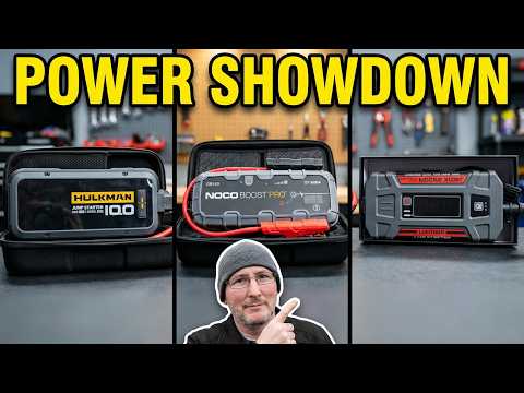 HULKMAN 10.0 VS. NOCO GB150 VS. LOKITHOR J401X (Power Showdown)