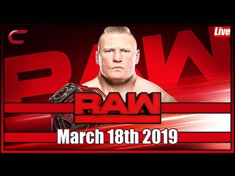 WWE RAW Live Stream Full Show March 18th 2019: Live Reaction Conman167