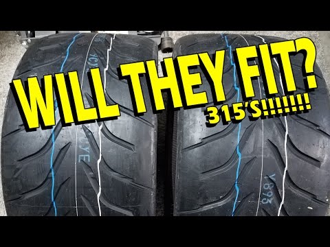 315 Tires on a Camaro LT, SS, 1LE, ZL1 20\" Wheel