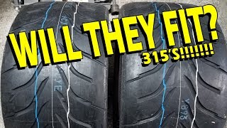 315 Tires on a 2016-2018 Camaro LT, SS, 1LE, ZL1 20" Wheel