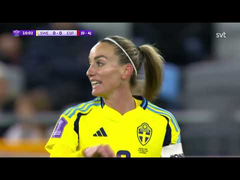 Full Match Sweden vs Spain UWNL Semi Final Leg 2