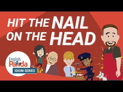 Idioms in English | Hit the nail on the head