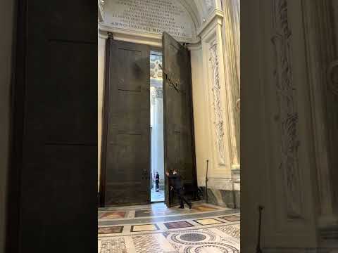 The 2000 year old doors of Saint John Lateran
