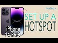 iPhone 14 Pro - How to set up a WiFi Hotspot #iphone14pro #iphonehotspot
