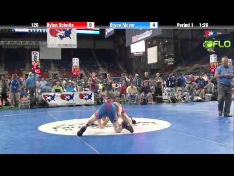Junior 126 - Dylan Schulte (Montana) vs. Bryce Meyer (Iowa)
