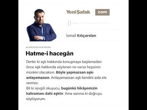 İsmail Kılıçarslan - Hatme-i hacegân - 26.08.2018