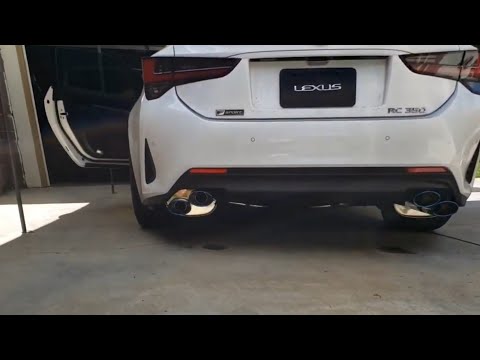 Invidia Q300 exhaust on RC350
