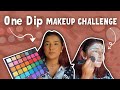 ONE DIP MAKEUP CHALLENGE Gujju Unicorn