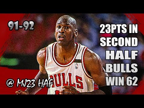 Michael Jordan Highlights vs Bucks (1992.04.07) - 30pts, 23pts in the Second Half!