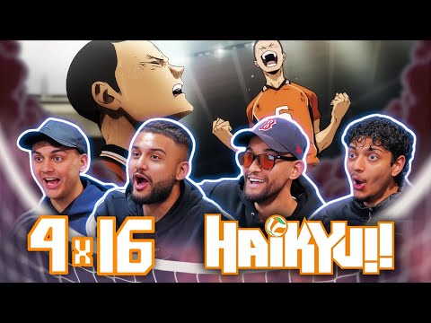 TANAKAAA LFGGG!!! 🔥 | BROTHERS watch Haikyuu!! 4x16 "Broken Heart" | REACTION