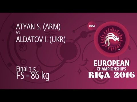 BRONZE FS - 86 kg: I. ALDATOV (UKR) df. S. ATYAN (ARM), 10-2