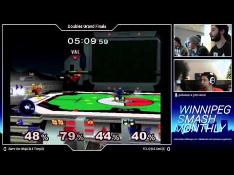 WSM14 Burnt out Ninja & Tizzy vs. CMG & Yol4 - Melee Doubles Grand Finals