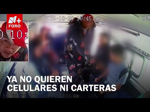 Asaltos a transporte público en Naucalpan: Ahora exigen solo billetes - Las Noticias