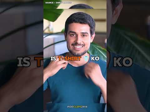 Why Dhruv Rathee Don't Wear Shirts 👔😭😂 #youtube #youtubeshorts #funny #ytshorts