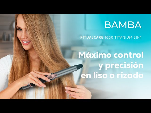 Piastra per capelli Cecotec RitualCare 1000 Titanium 2in1 Titanio Riscaldamento Rapido video