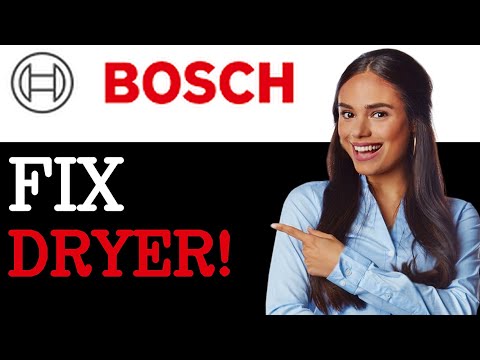 How To Fix Bosch Dryer E56 Error Code (2025)