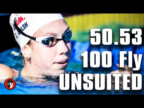 G. Walsh 50.53 100 Fly Unsuited, FASTEST IN HISTORY - 2022 Virginia VS Florida Dual Meet