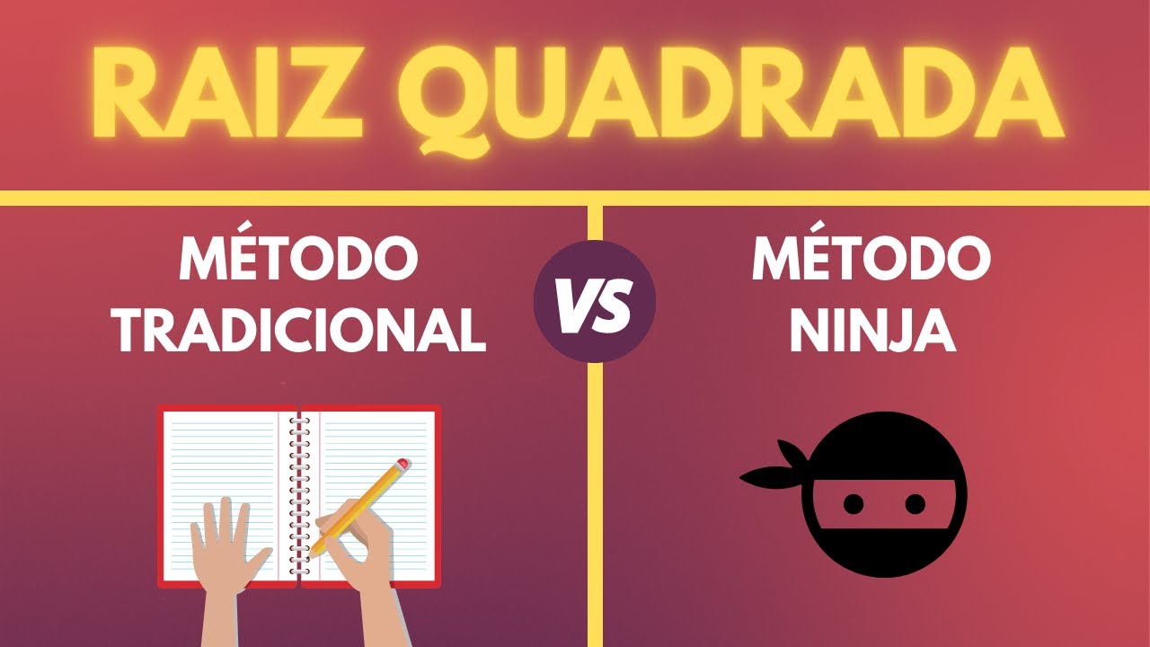 Como calcular raiz quadrada MUITO FÁCIL E RÁPIDO | 2 formas