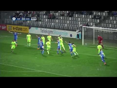 32. krog: Koper - Domžale 3:0 ; Prva liga Telekom Slovenije 2016/17