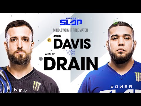 DAVIS vs DRAIN | Power Slap 2 - Middleweight Title Match