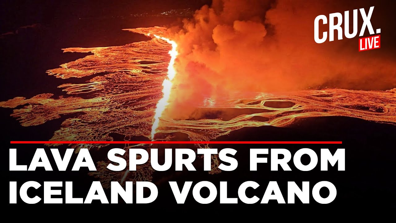 New Fissure Opens After Volcano Erupts In Iceland, 6th Time Since December, Lava Forces Evacuations