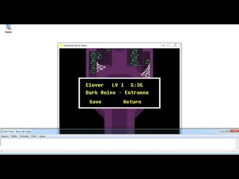 Undertale Yellow : Flowey Save Point ?!?