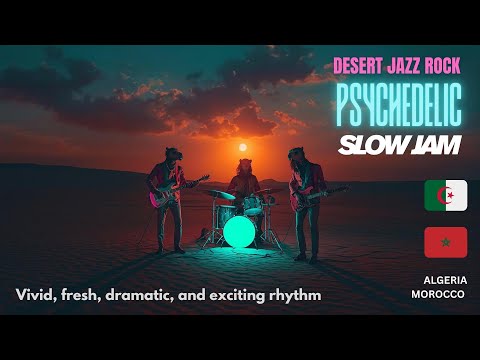Insane Psychedelic Jazz Rock – Desert Deep Grooves Mix for Work, Focus & Relaxation#psychedelicrock