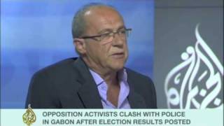 Jacques Reland discussing the elections in Gabon