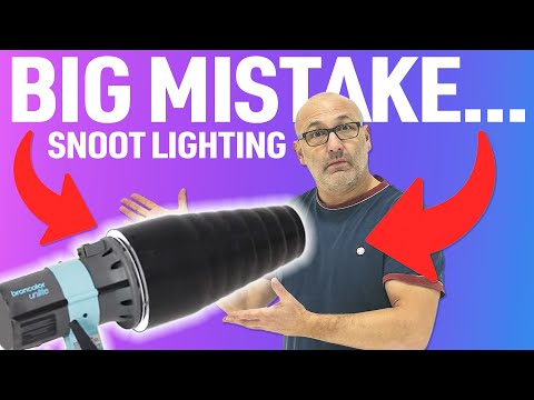 Snoot Lighting: My BIG MISTAKE Using This Light Modifier! ⚠️ 🔥
