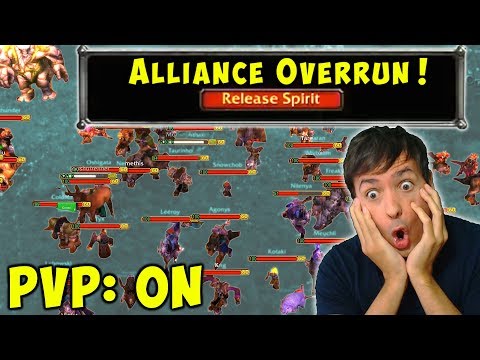Alliance Overrun By Horde EVERYWHERE - WoW Classic PVP Raids: ON!