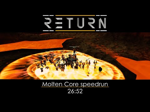 Molten Core Speedrun World 2nd | Return Memories #3 | WoW Classic