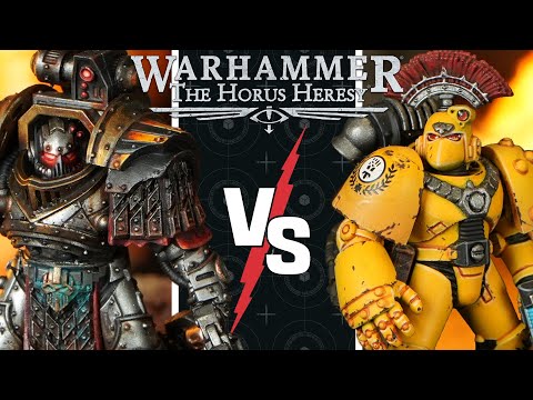 *NEW HERESY 3.0!* Iron Warriors vs Imperial Fists | Horus Heresy Battle Report