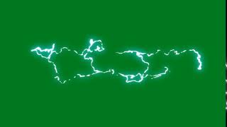 Animated Electric discharge Free Green Screen Foot