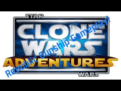 Clone Wars Adventures: Republic Gunship Gameplay (Hard Difficulty)