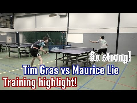 強っ! Maurice Lie vs Tim Gras training highlight! 練習でもこんなに強いかい！