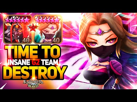 300 SPD ISABELLE AND KAKI DESTROYS EVERYONE in Summoners War