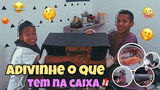 ADIVINHE O QUE TEM NA CAIXA | TA MUITO ENGRAADO | com o meu amigo Caio