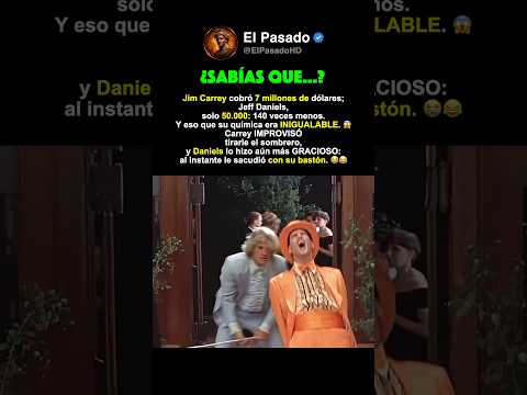 Jim Carrey IMPROVISÓ y le tiró el sombrero a Jeff Daniels 😂