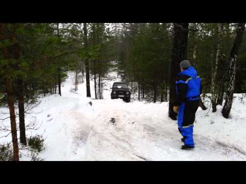 Suzuki SJ413 Off Roading in Kulmakorpi 8.2.2014