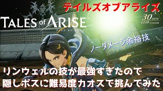 【テイルズオブアライズ】リンウェルの最強技で挑む難易度カオスの裏ボス　ネタバレ注意