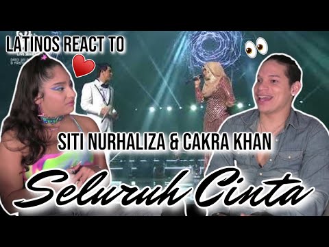 Latinos react to Siti Nurhaliza & Cakra Khan singing "Seluruh Cinta" LIVE 😲👼