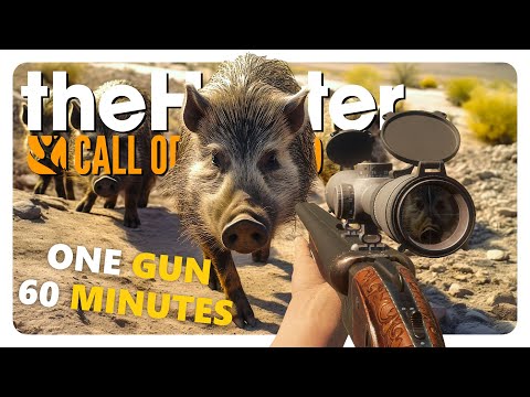 60 minutes, ONE gun, ALL species challenge!! (Rancho) | thehunter: Call of the Wild
