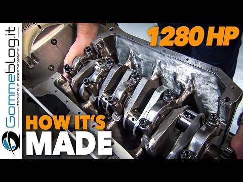 BMW F1 Car BT52 1280 HP - Engine Assembly (HOW IT'S MADE - CAR FACTORY)