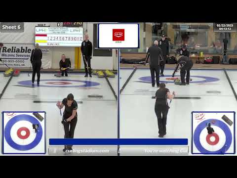 Brandt Holt vs. Doug McLennan - Draw 2 - Curling Alberta Mixed Provincial Championship